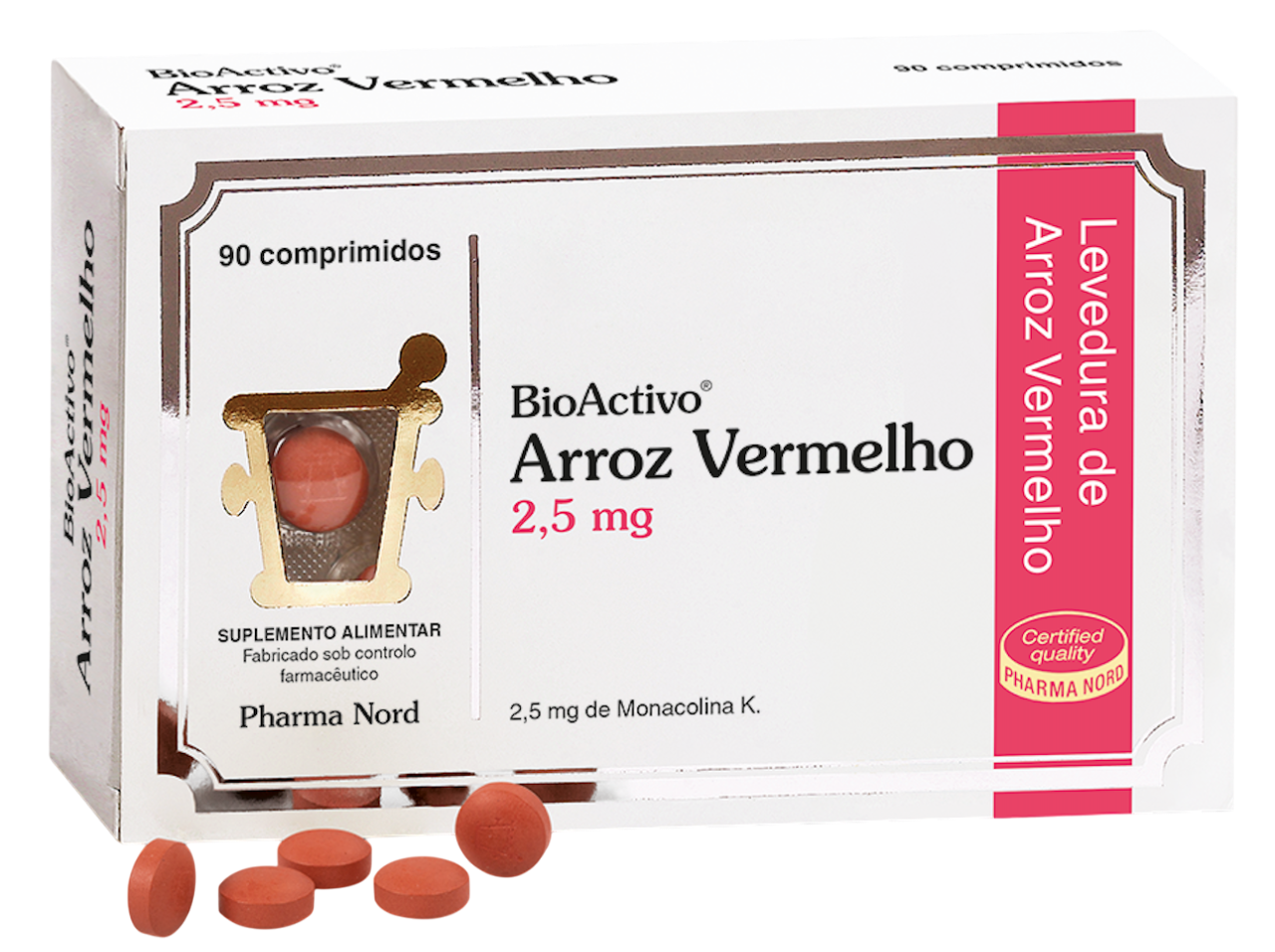 BioActivo Arroz Vermelho 2,5mg (90 comprimidos)