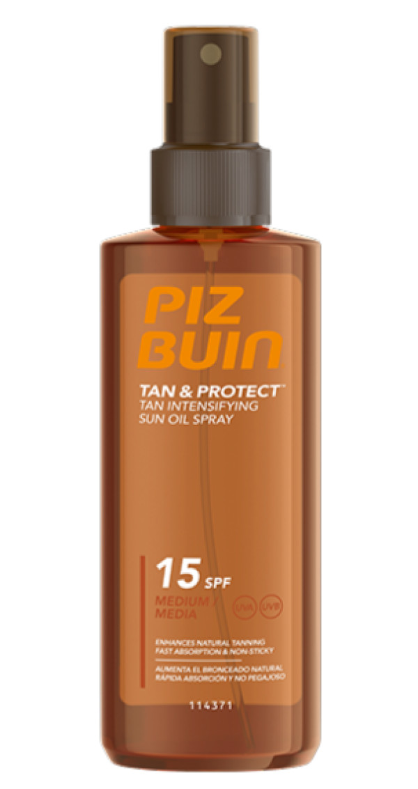 Piz Buin Tan and Protect Spf15 150ml