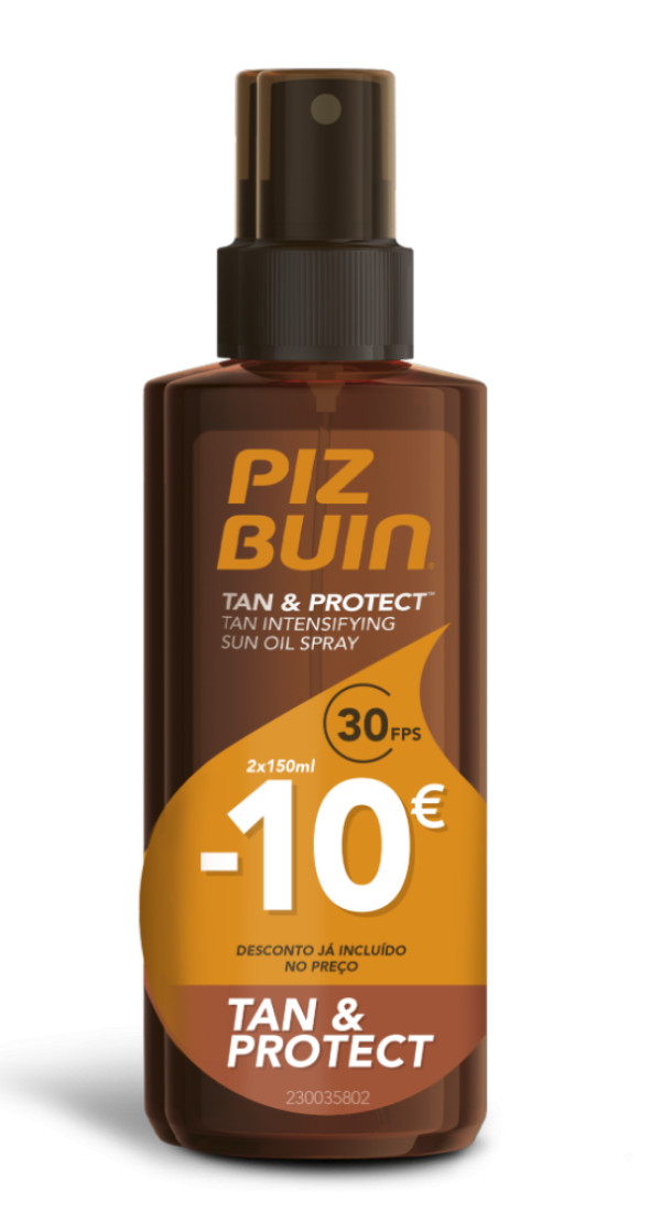 Piz Buin Tan and Protect Spray Spf30 2x150ml