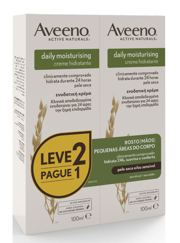 Aveeno Crema Hidratante Diaria 2x100ml