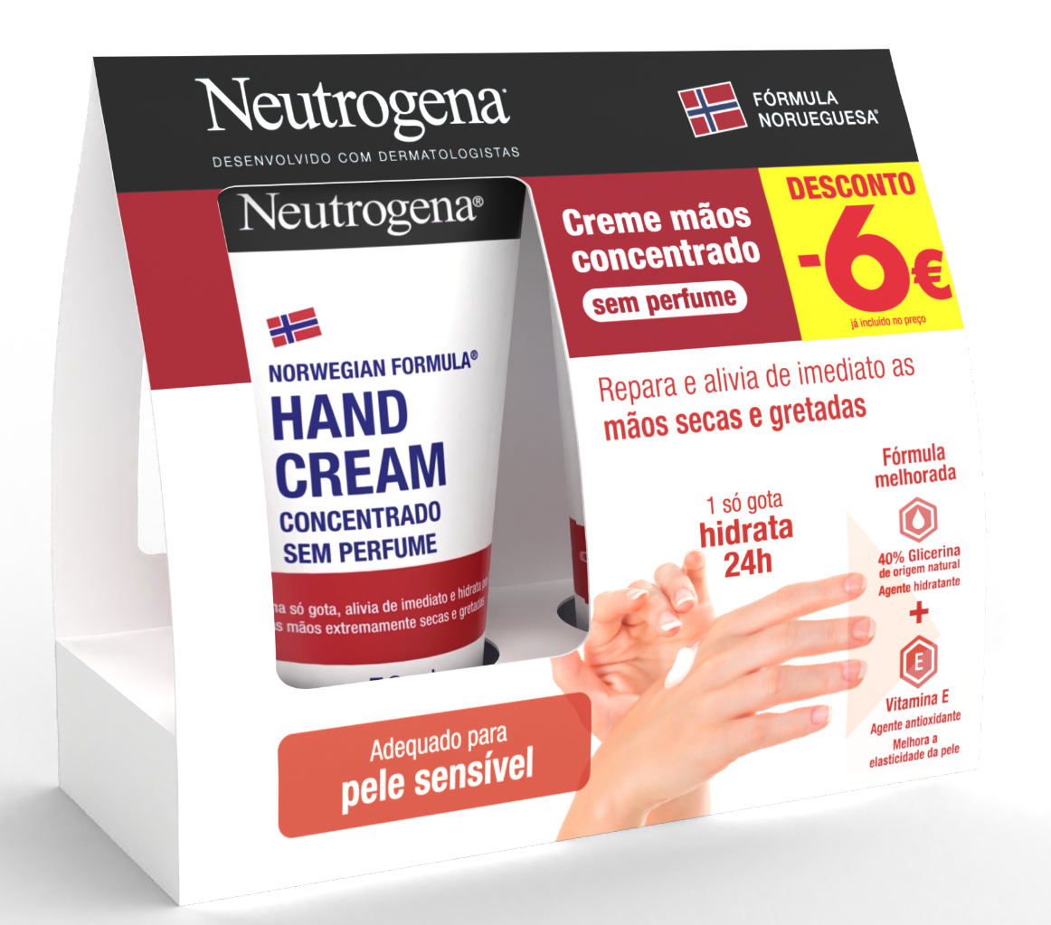 Neutrogena Mãos Creme Concentrado sem Perfume 2x50ml