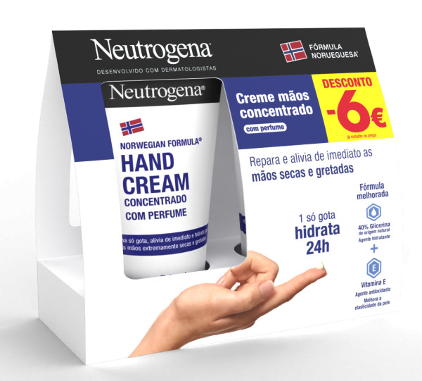 Neutrogena Creme Mãos Concentrado com Perfume 2x50ml
