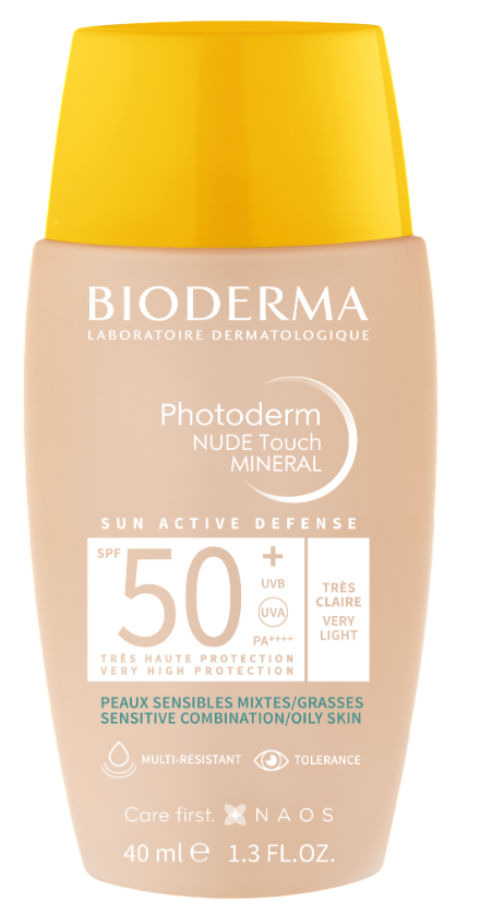 Bioderma Photoderm Nude Touch Mineral SPF50+ Muito Claro 40ml