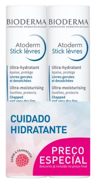 Bioderma Atoderm Stick Labial 2x4g (Preço Especial)