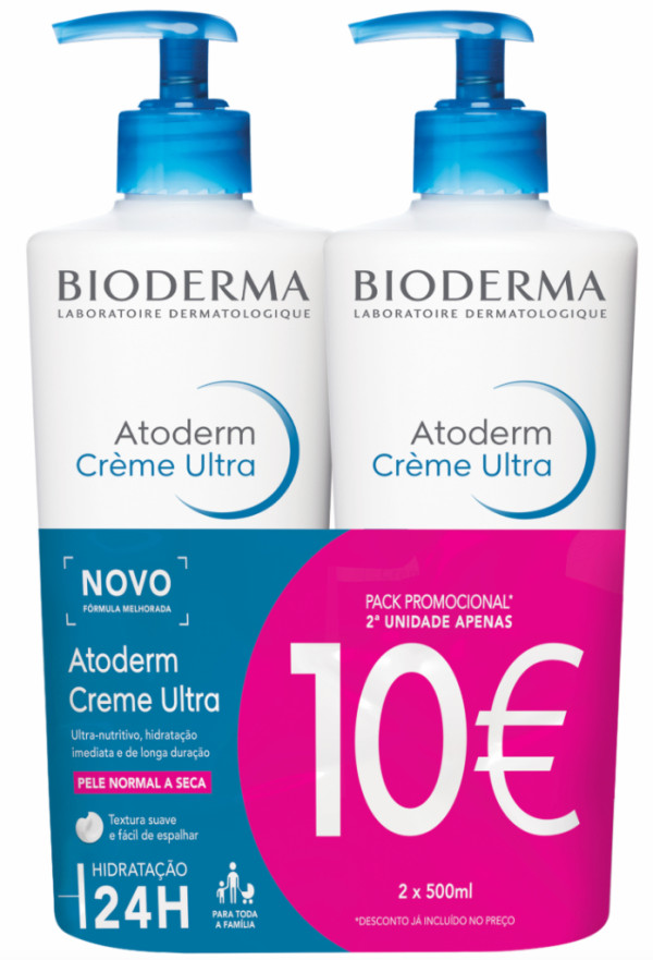 Bioderma Atoderm Crema Ultra 2x500ml (Precio Especial)