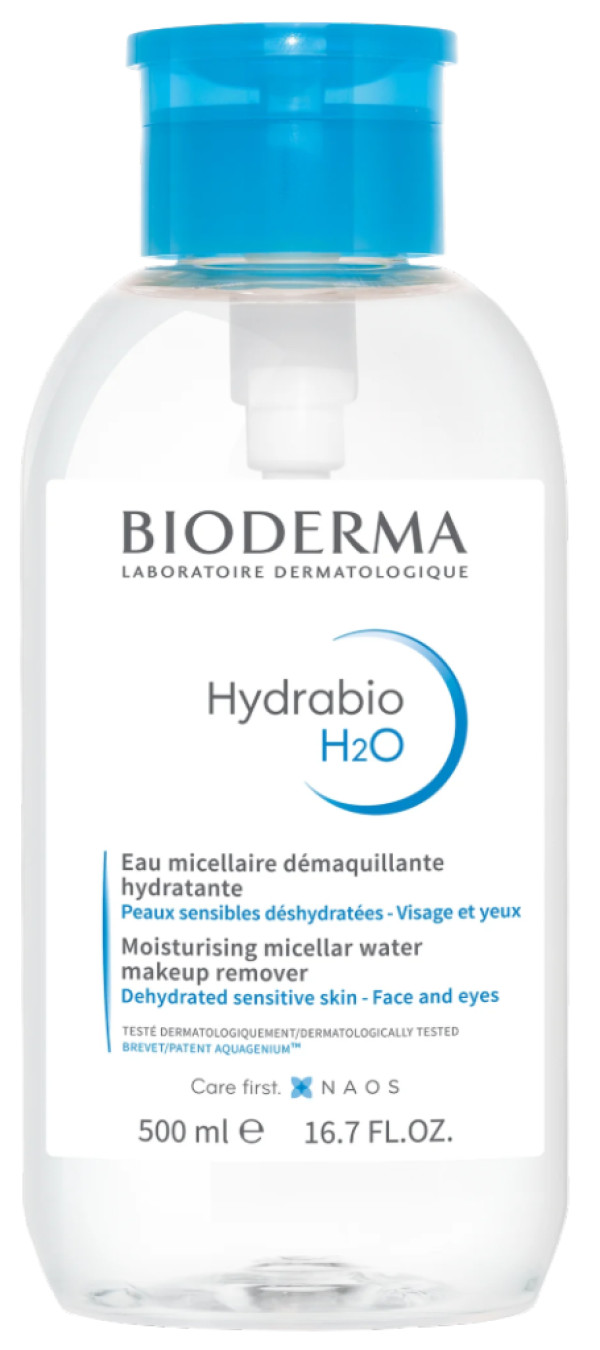 Bioderma Hydrabio H2O Água Micelar Pump 500ml