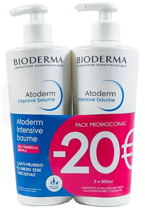 Bioderma Atoderm Intensive Baume 2x500ml (Preço Especial)