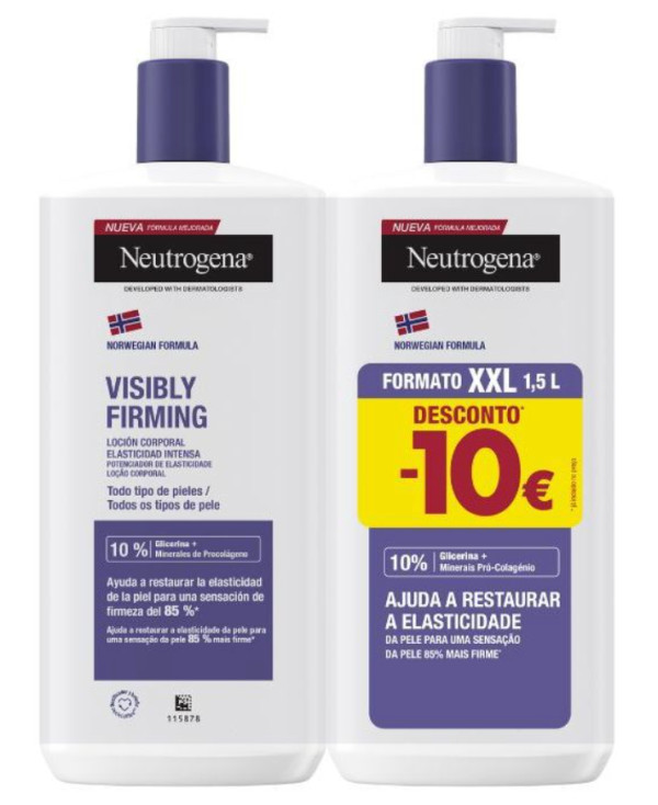Neutrogena Loción Corporal Visibly Renew 2x750ml (Descuento de 10€)