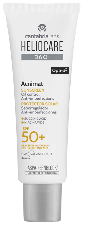 Heliocare 360º Acnimat Fluído SPF50+ 50ml