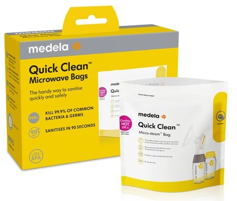 Medela Quick Clean Bolsa Esterilizadora de Microondas x5