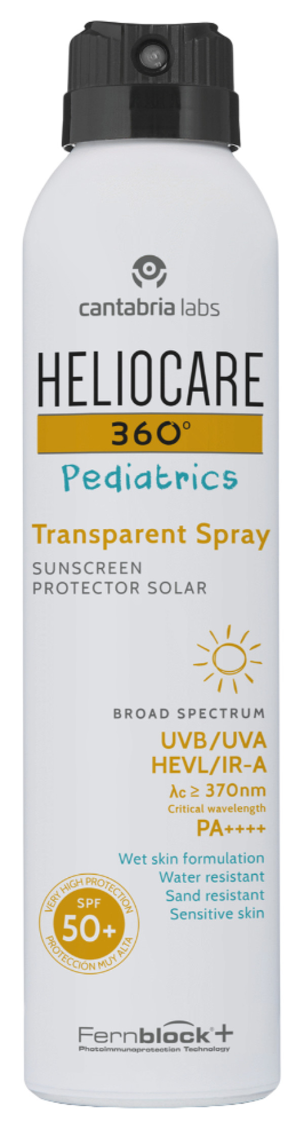 Heliocare 360º Pediátrico Spray Transparente SPF50+ 200ml