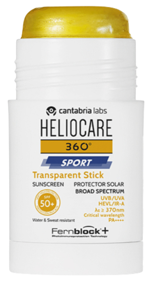 Heliocare 360º Stick Transparente Sport SPF50+ 25g