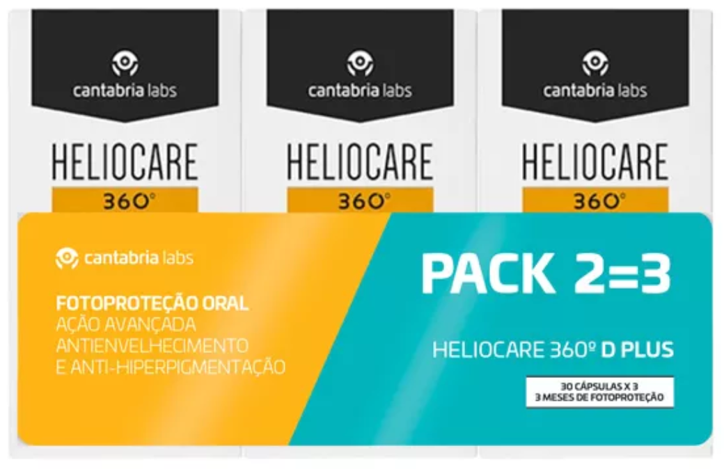 Heliocare 360º D Plus (3x30 Cápsulas)