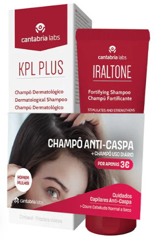 KPL Plus 200ml + Iraltone Champô Fortificante 200ml (Preço Especial)