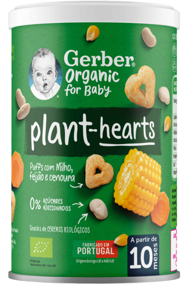 Gerber Puffs Maíz/Frijol/Zanahoria 10M+ 35g