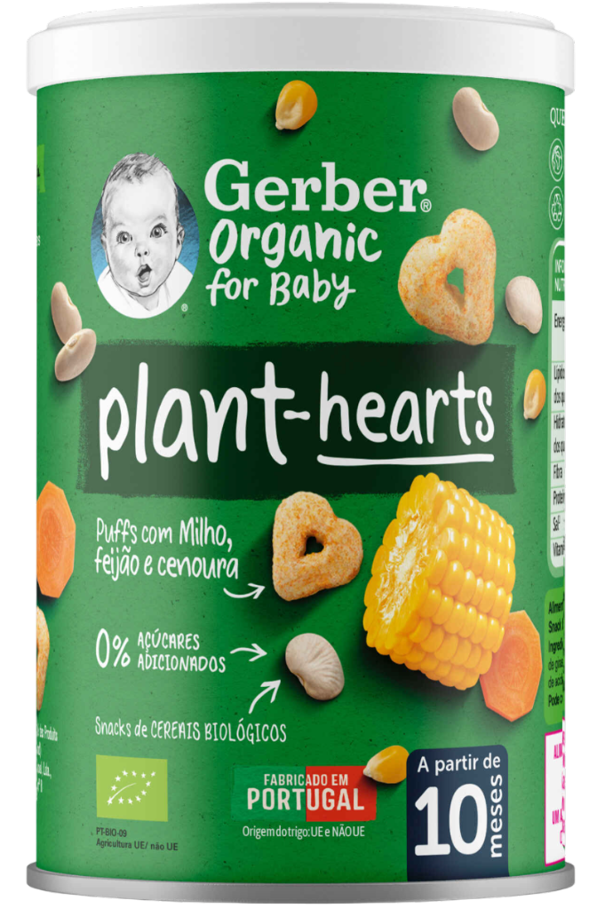 Gerber Puffs Maíz/Frijol/Zanahoria 10M+ 35g