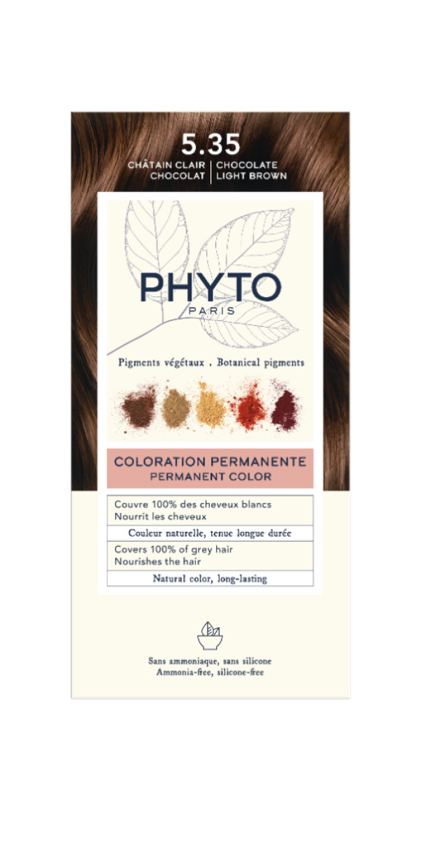 Phytocolor Kit 5.35 Castanho Chocolate Intenso