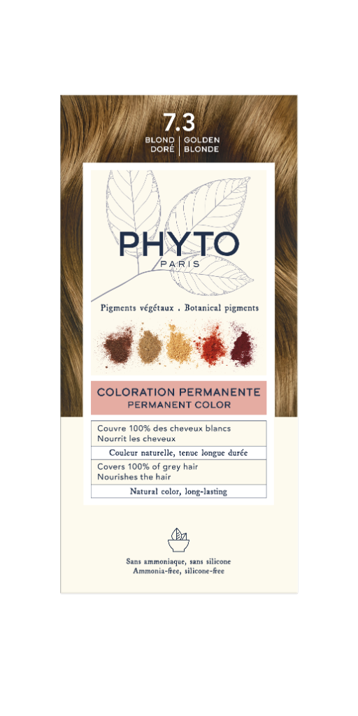 Phytocolor Kit 7.3  Cabelo Louro Dourado Luminoso