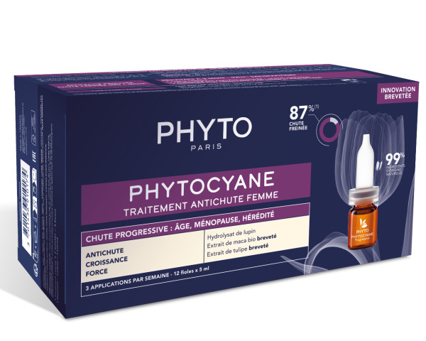 Phytocyane Cuidado Anticaída Progresiva Mujer 12 unidades