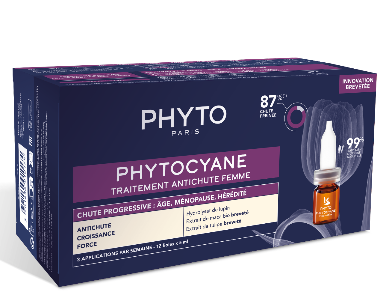 Phytocyane Cuidado Antiqueda Progressiva Mulher  12 unidades