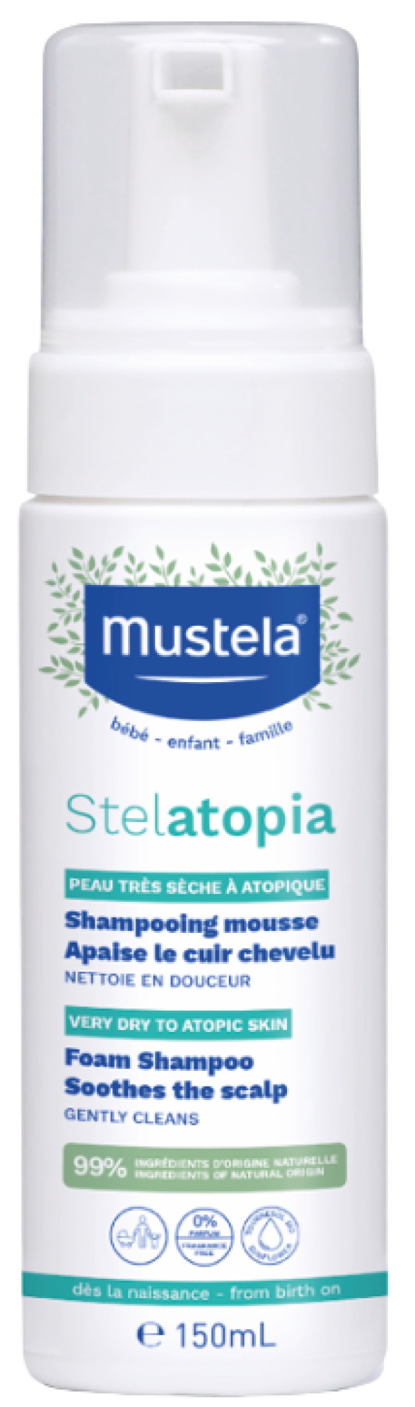 Mustela Stelatopia Champô-Espuma 150ml