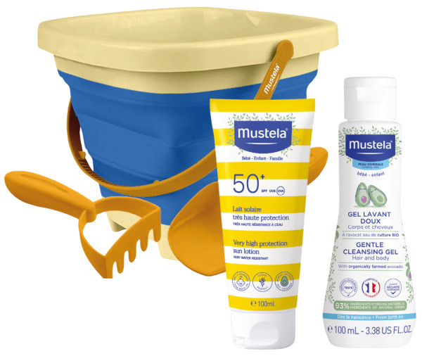 Mustela Kit Solar Esenciales + Regalo Cubo de Playa