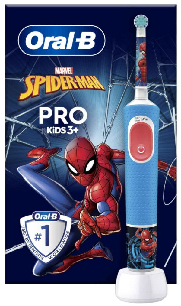 Oral-B Cepillo de Dientes Eléctrico Vitality Pro Kids 3+ Spiderman