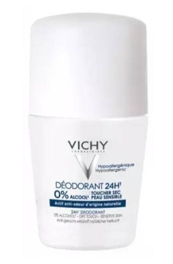 Vichy Desodorizante Roll-On 24H 0% Álcool 50ml