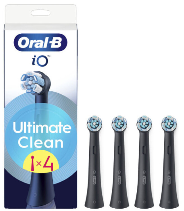 Oral-B iO Ultimate Clean Recambio Negro x4