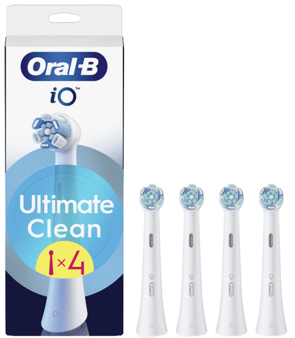 Oral-B iO Ultimate Clean Recambio Blanco x4