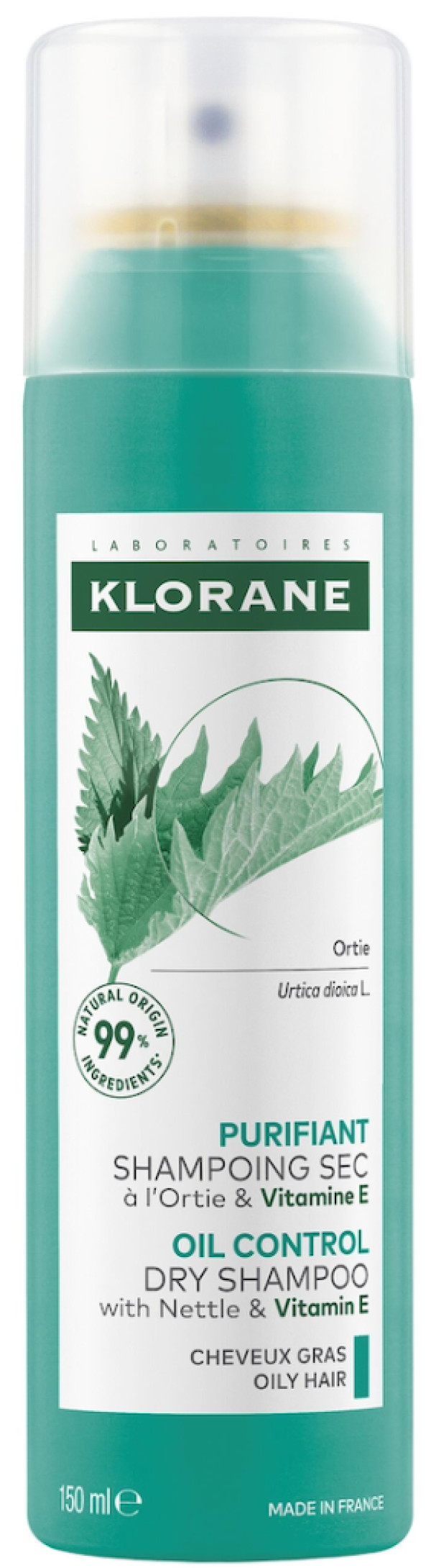 Klorane Champú Seco de Ortiga/Vitamina E 150ml