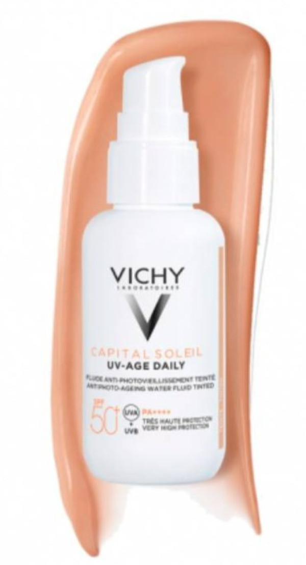 Vichy Capital Soleil UV-Age Daily c/ Cor SPF50+ - 40ml