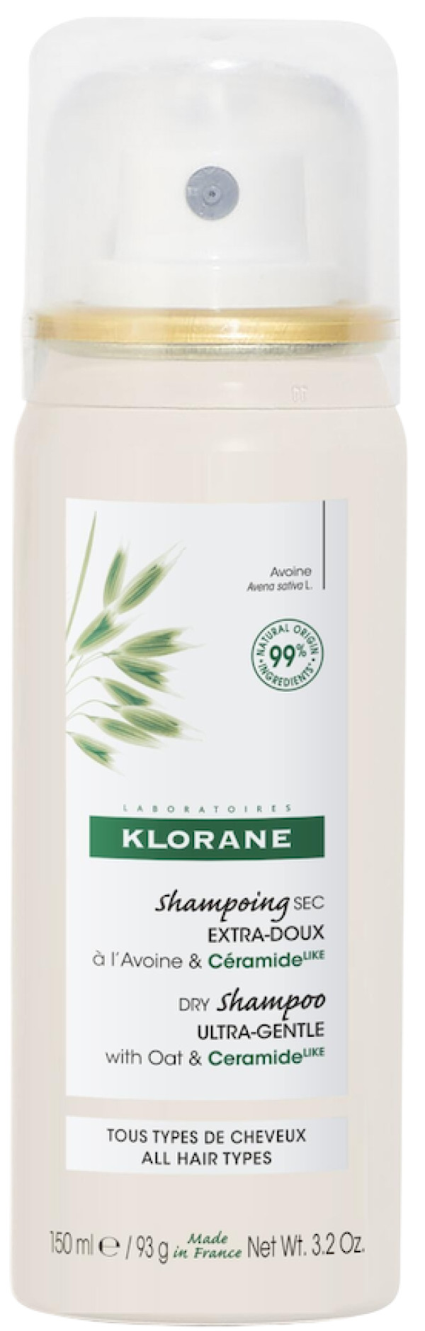 Klorane Champô Seco Aveia e Ceramidaᴸᴵᴷᴱ 50ml