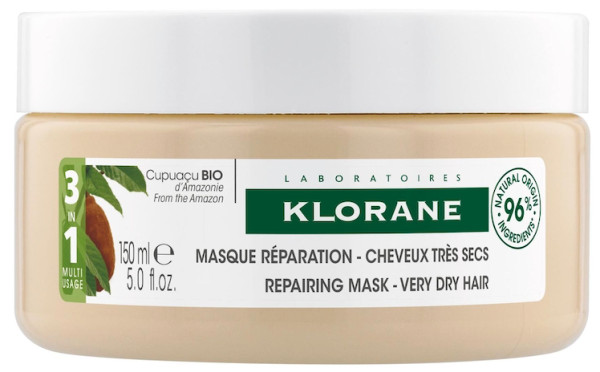 Klorane Mascarilla Reparación 3 en 1 Manteca de Cupuaçu 150ml