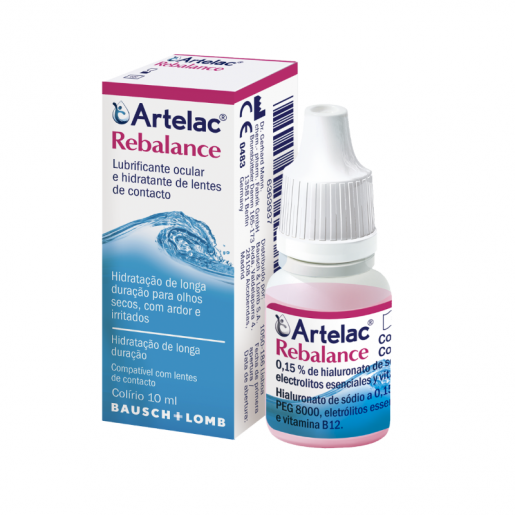 Colírio Artelac Rebalance para Lentes de Contacto - 10ml