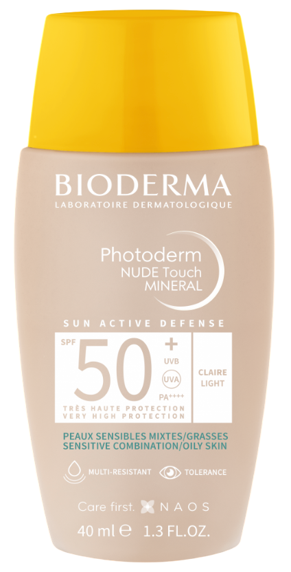 Bioderma Photoderm Nude Touch Mineral SPF50+ Claro 40ml