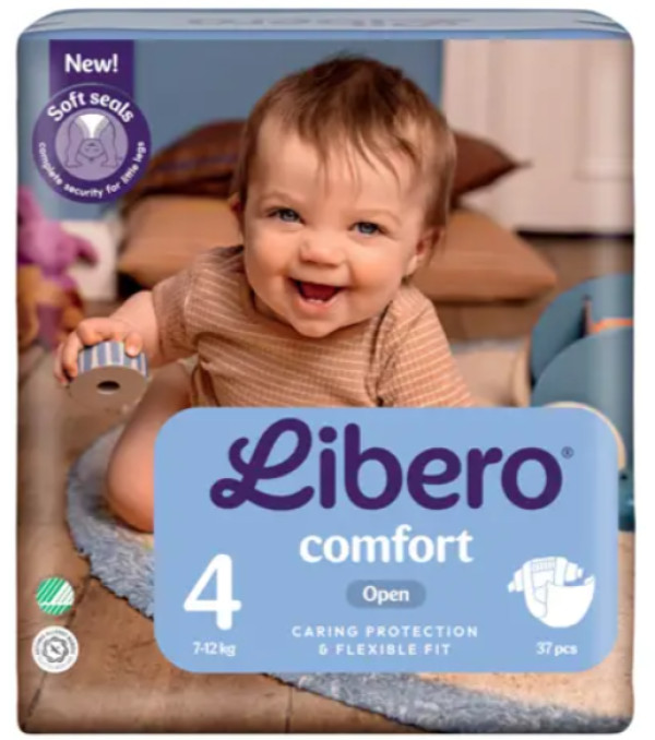 Libero Pañal Comfort 4 7-11kg x26