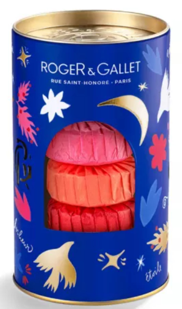 Roger & Gallet Sabonetes Gingembre Rouge, Fleur de Figuier, Rose 3x100ml Coffret