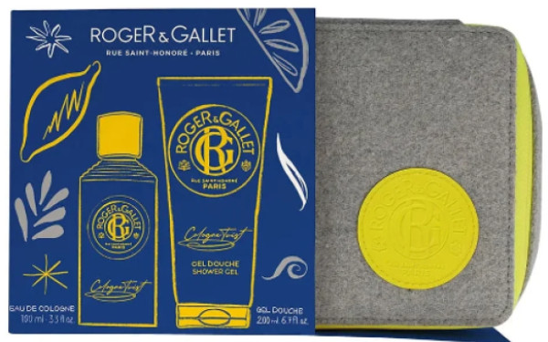 Roger & Gallet Bolsa Hombre Agua de Colonia 100ml + Gel de Ducha 200ml