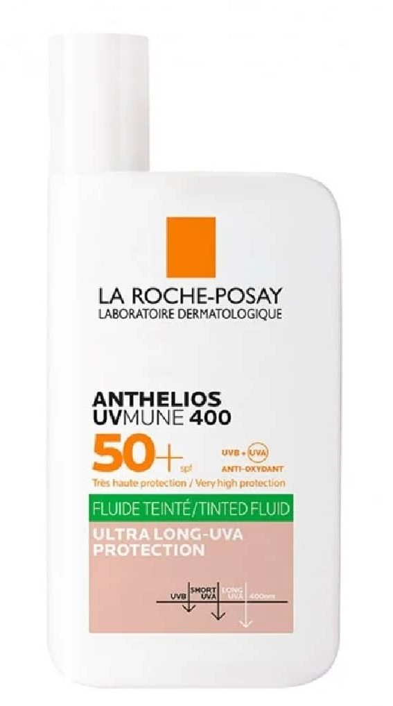 La Roche-Posay Anthelios UVMune 400 Fluido con Color Control de Aceite SPF50+ 50ml