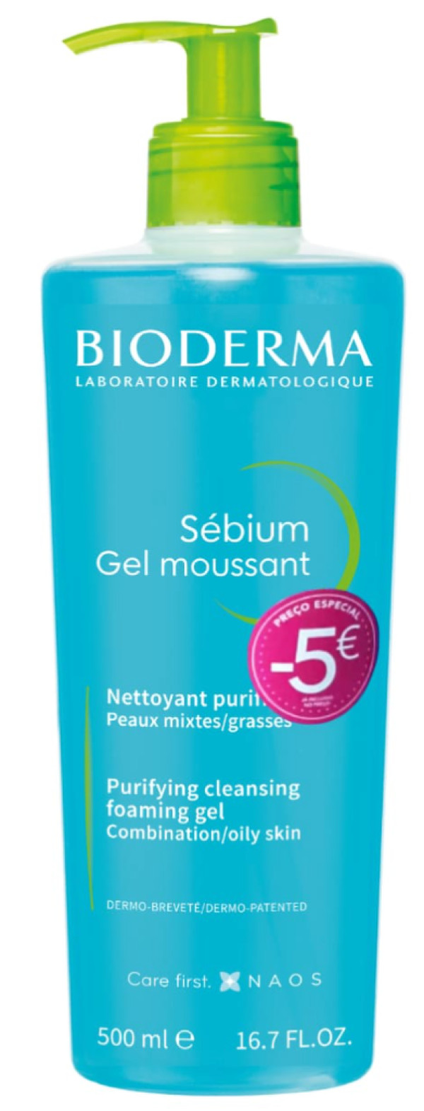 Bioderma Sébium Gel Moussant 500ml (Precio Especial)