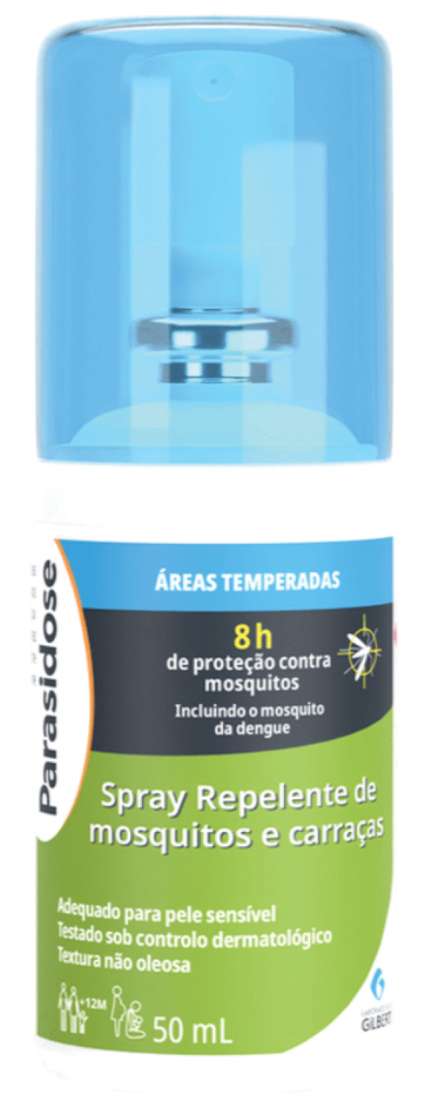 Parasidose Spray Repelente Mosquitos/Carraças Áreas Temperadas 50ml