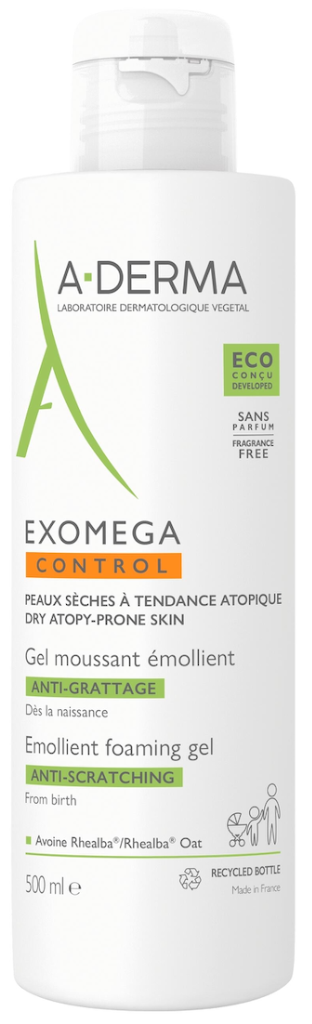 A-Derma Exomega Control Gel Espuma Emoliente 500ml