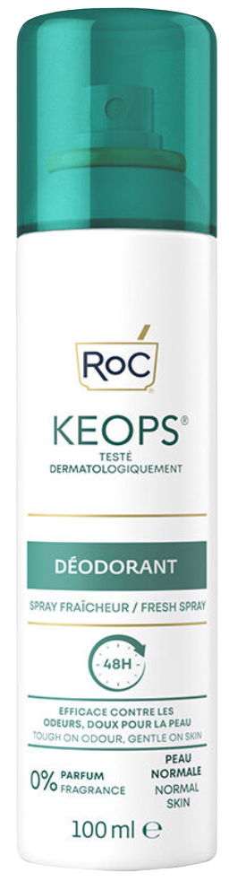RoC KEOPS Desodorizante 48H Spray Fresco 100ml