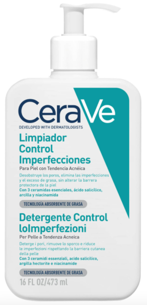 CeraVe Gel Limpiador Control de Imperfecciones 473ml