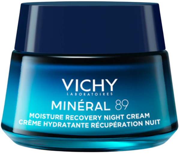 Vichy Minéral 89 Crema de Recuperación de Humedad Noche 50ml