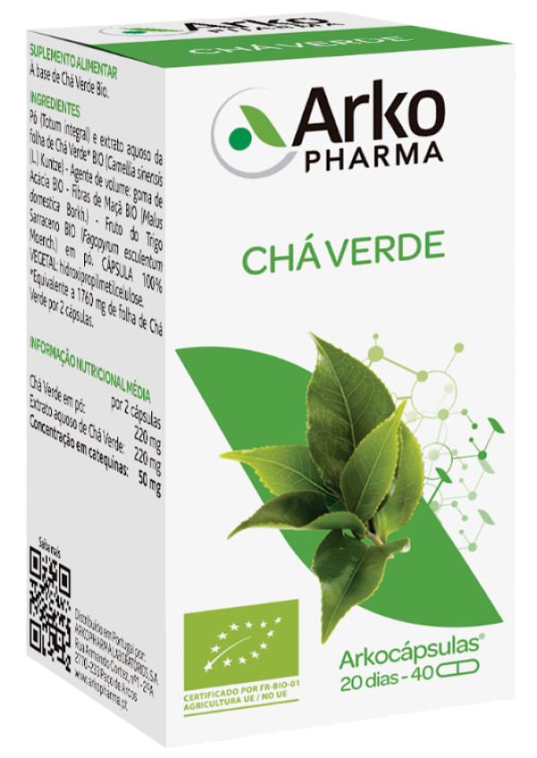 Arkocápsulas Té Verde BIO (40 Cápsulas)