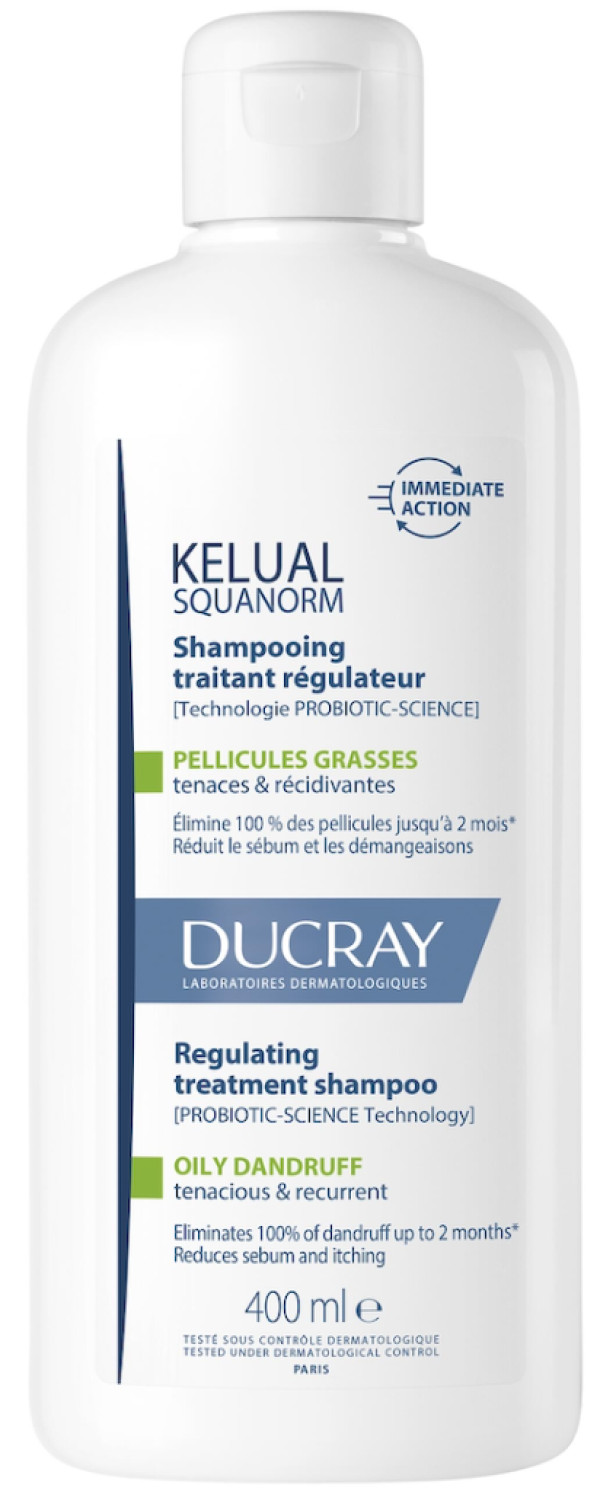 Ducray Kelual Squanorm Champú Caspa Grasa 400ml