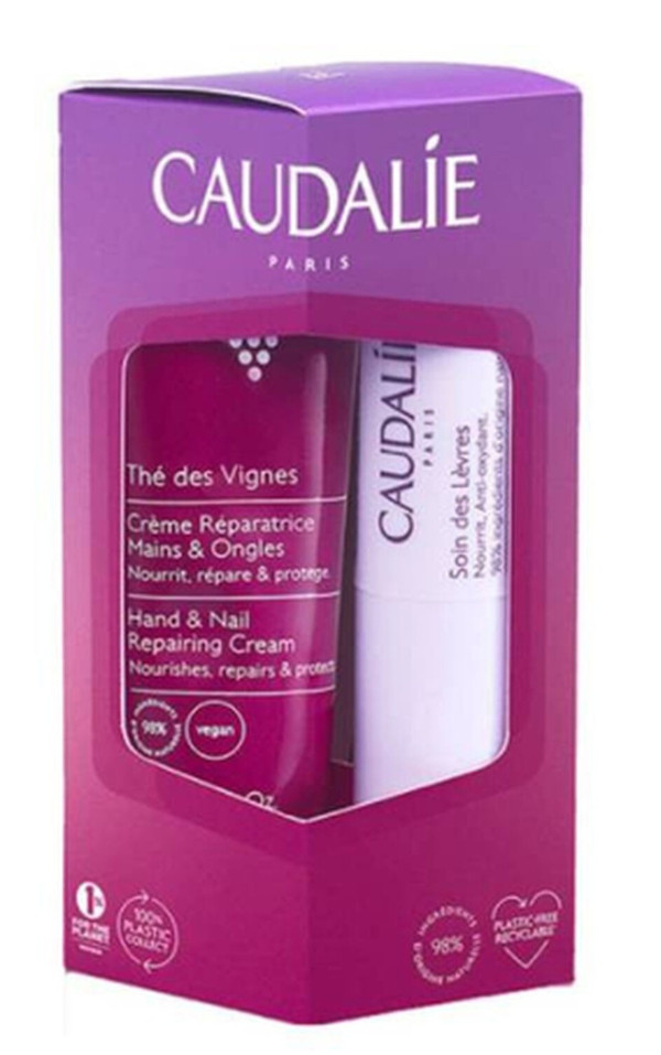 Caudalie Dúo Delicioso de Thé des Vignes para Manos y Labios Cofre