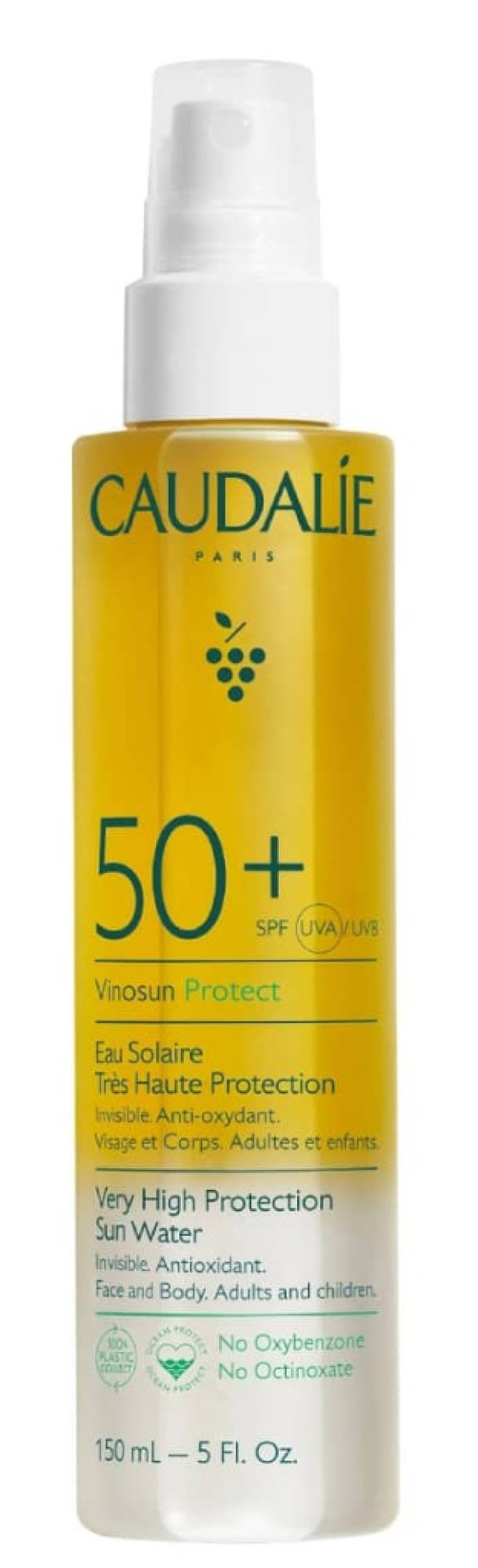 Caudalie Vinosun Agua Protección Muy Alta SPF50+ 150ml